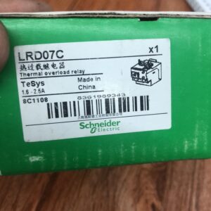 Stock, Schneider, LRD07C, 1.6-2.5A, Relay, New