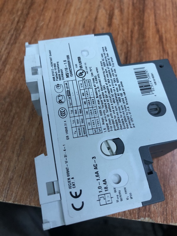 Stock, ABB Manual Motor Starter, MS116-1.6, New - 图片 3