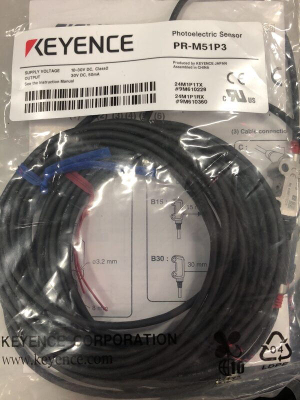 Stock, Keyence, PR-M51P3, Sensor, New
