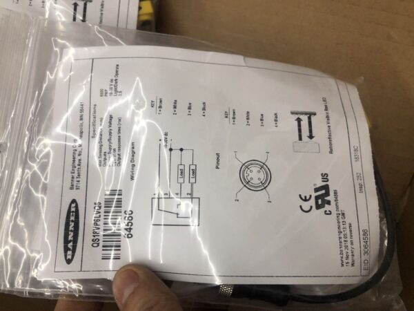 Stock, Banner, QS18VP6LVQ5, Sensor, New - 图片 2