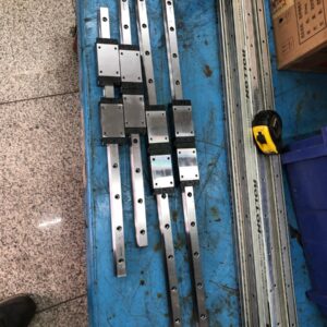 Stock, Rexroth, R162381420, 2pcs block+rail, Used