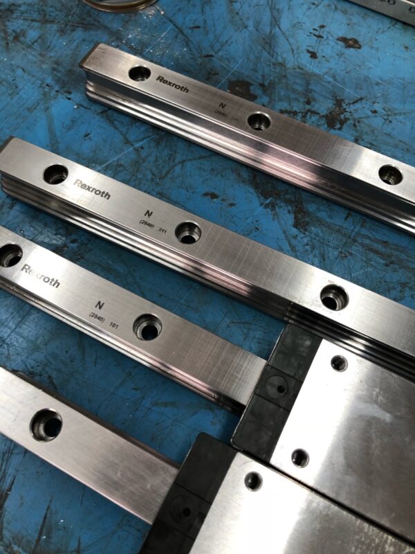 Stock, Rexroth, R162381420, 2pcs block+rail, Used - 图片 2