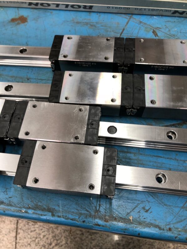 Stock, Rexroth, R162381420, 2pcs block+rail, Used - 图片 3