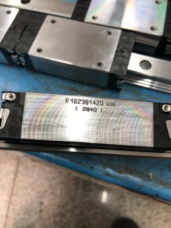 Stock, Rexroth, R162381420, 2pcs block+rail, Used - 图片 4