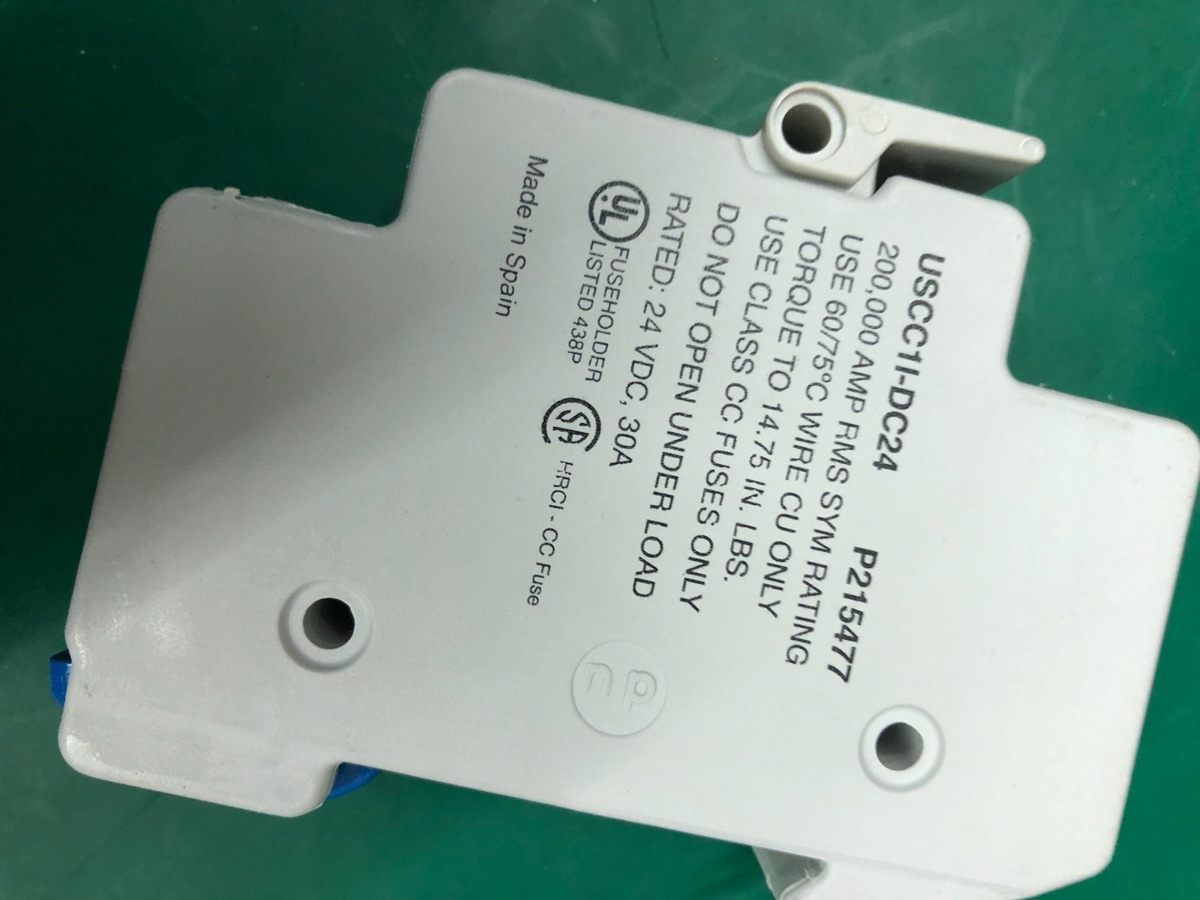 Stock, FERRAZ SHAWMUT, USCC1I-DC24, Fuse Holder, Refurbished - 图片 2