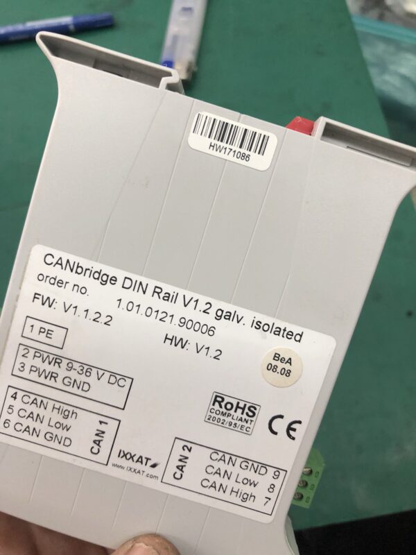 Stock, IXXAT CANbridge DIN V1.2 galv.isolated,  1.01.0121.90006, Used - 图片 2