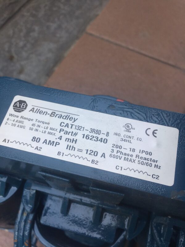 Stock, Allen-Bradley, 1321-3R80-B, Used - 图片 2