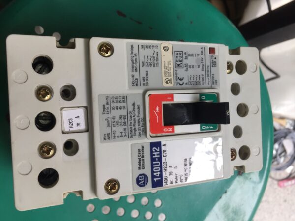 Stock,  Allen-Bradely, 140U-H2C3-CA70A, Used