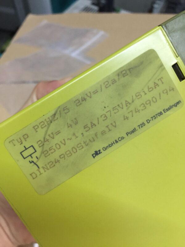Stock, Pilz,  P2HZ/5 24VDC, 474390, Used - 图片 3