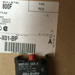 Stock, Allen-Bradley, 800F-X01-BP, New