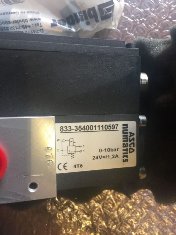 Stock, ASCO NUMATICS 833-354001110597,  60160019, New - 图片 2