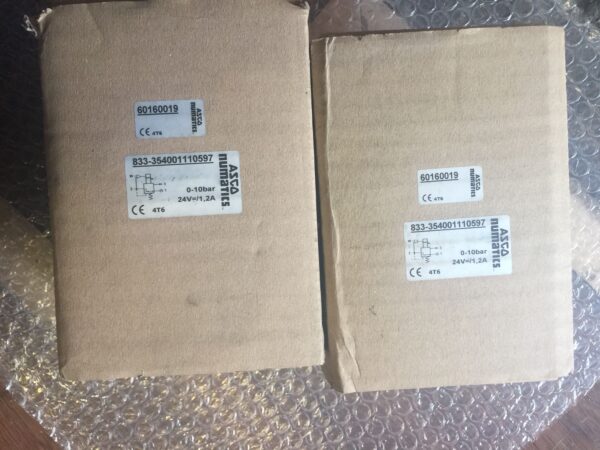 Stock, ASCO NUMATICS 833-354001110597,  60160019, New - 图片 4