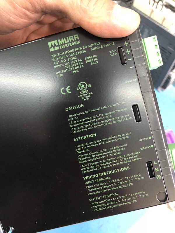 Stock, MURR,  Eco-Rail 5-100-240/24,  85303, Refurbished - 图片 3