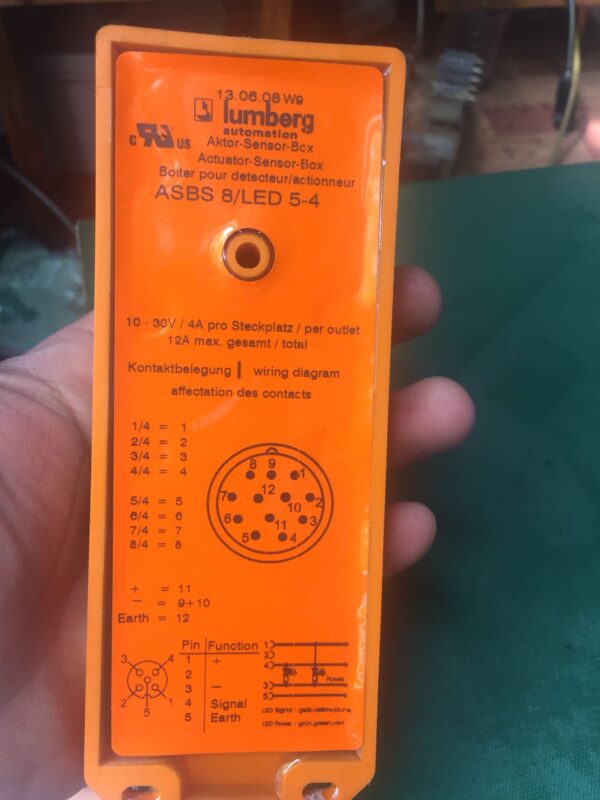 Stock, lumberg, ASBS 8/LED-5/4, Used