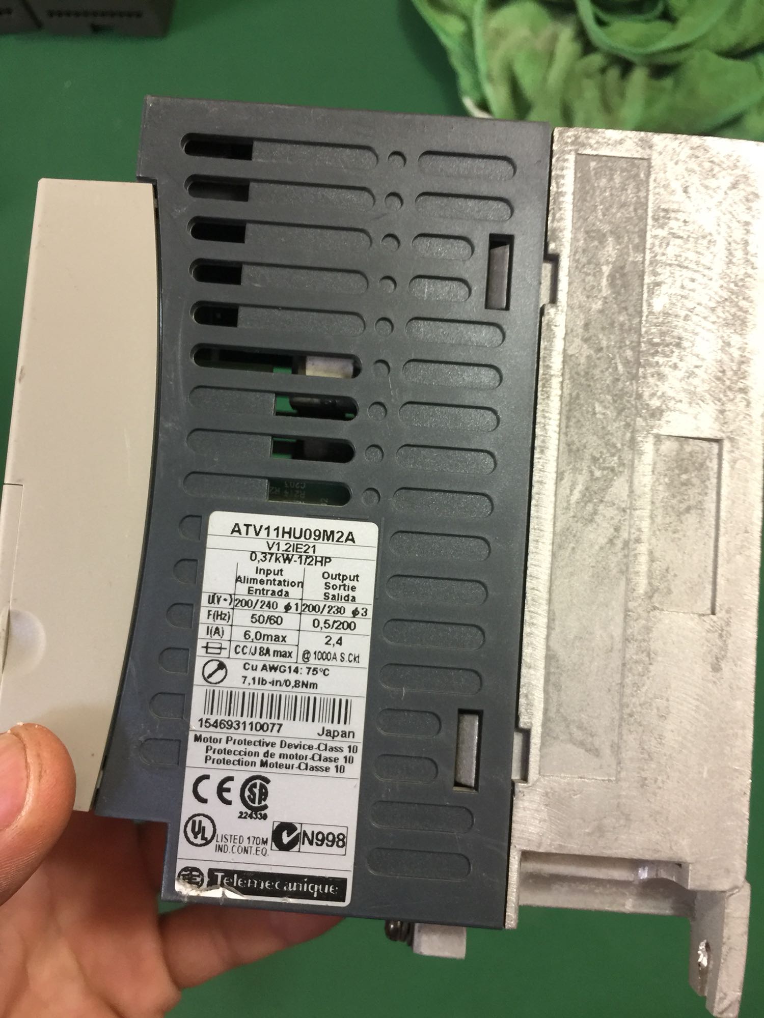 Stock, Schneider, Telemecanique, ATV11HU09M2A, Used - 图片 2