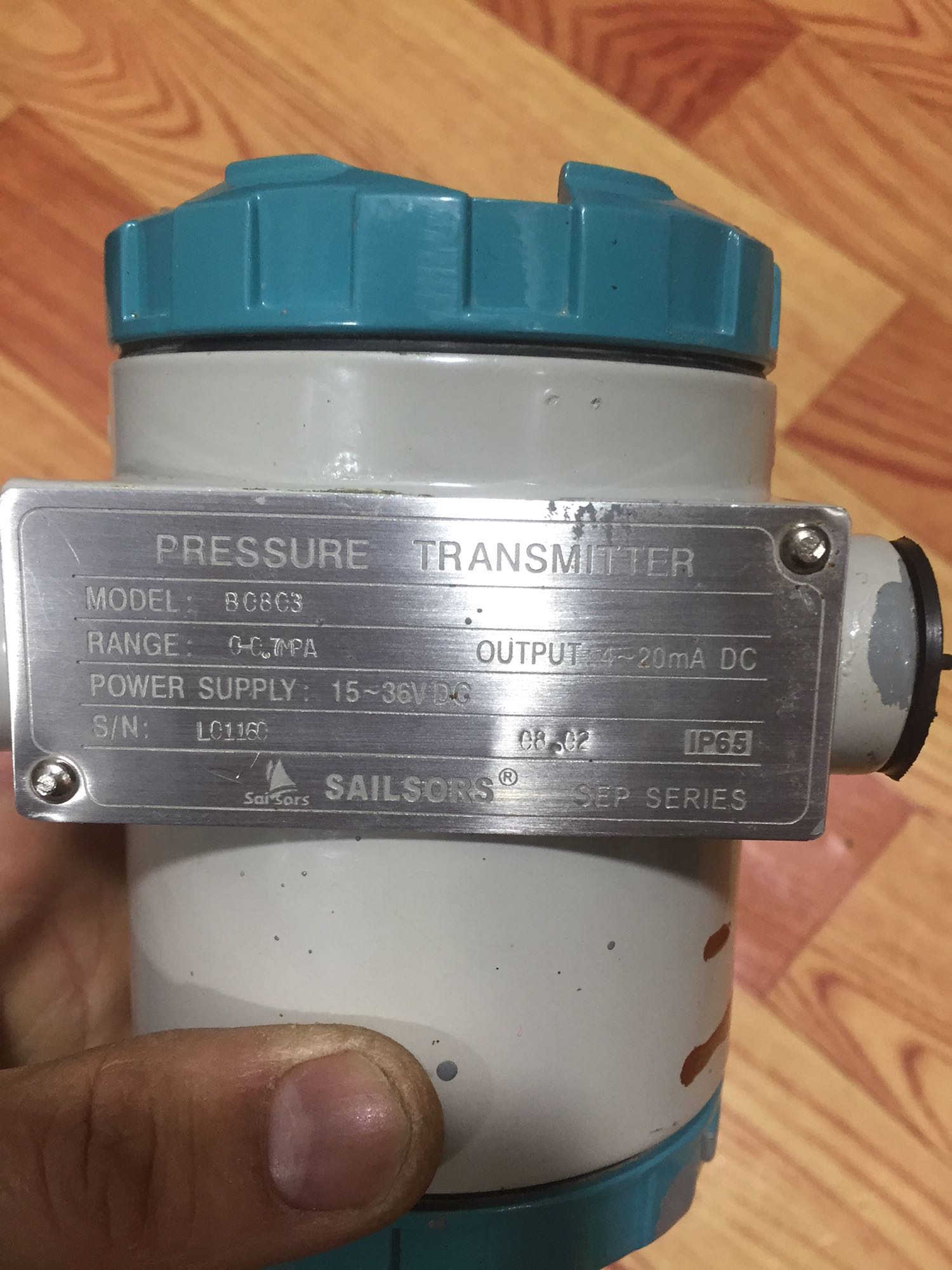 Stock, SAILSORS, B0803 0-0.7MPA 4-20MA DC 15-36V, Refurbished - 图片 2