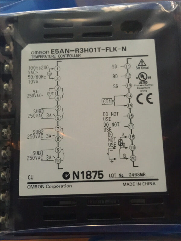Stock, Omron, E5AN-R3H01T-FLK-N, New - 图片 3
