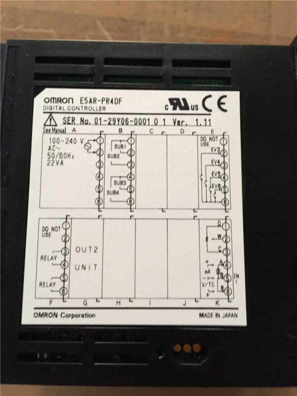 Stock, Omron, E5AR-PR4DF, AC100-240V, New - 图片 3