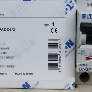 Stock, Eaton, FAZ-C6/2, New