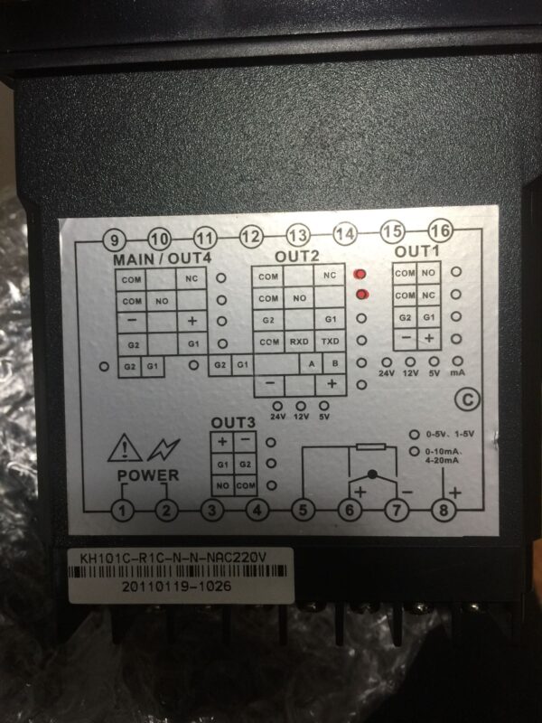 Stock, KH100, KH101C-R1C-N-N-NAC220V, Temperature Controller, New - 图片 2