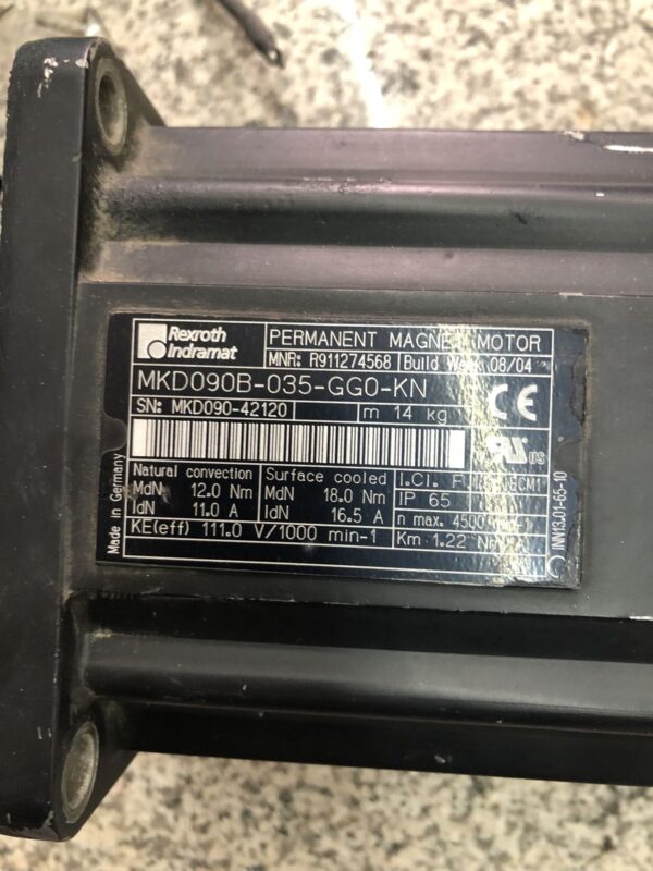 Stock, Rexroth, MKD090B-035-GG0-KN, R911274568, Used - 图片 4