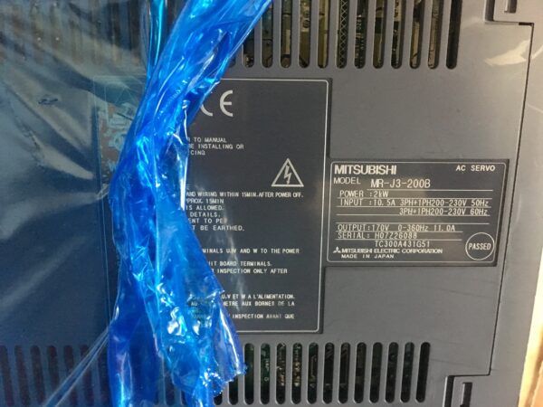 Stock, Mitsubishi, MR-J3-200B, New - 图片 3