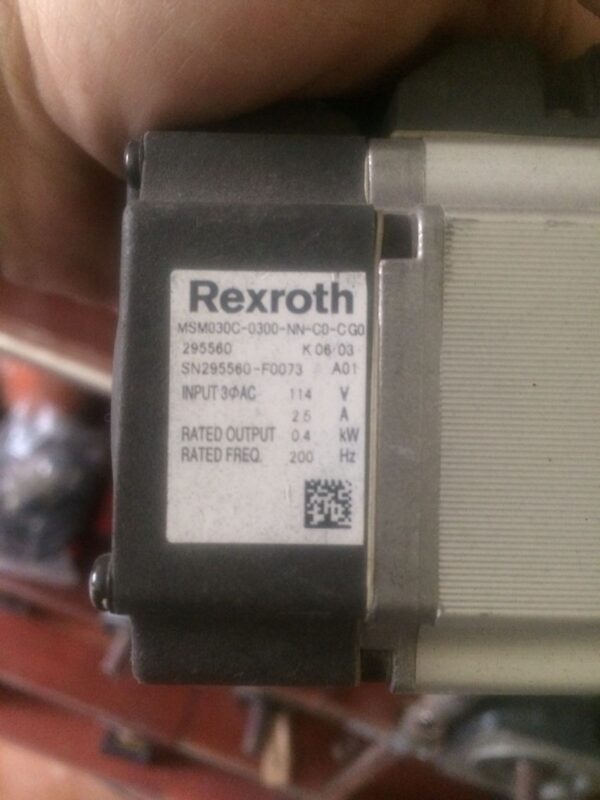 Stock, Rexroth, MSM030C-0300-NN-C0-CG0,  295560, Used - 图片 4