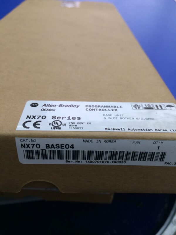 Stock,  Allen-Bradley, NX70-BASE04, New