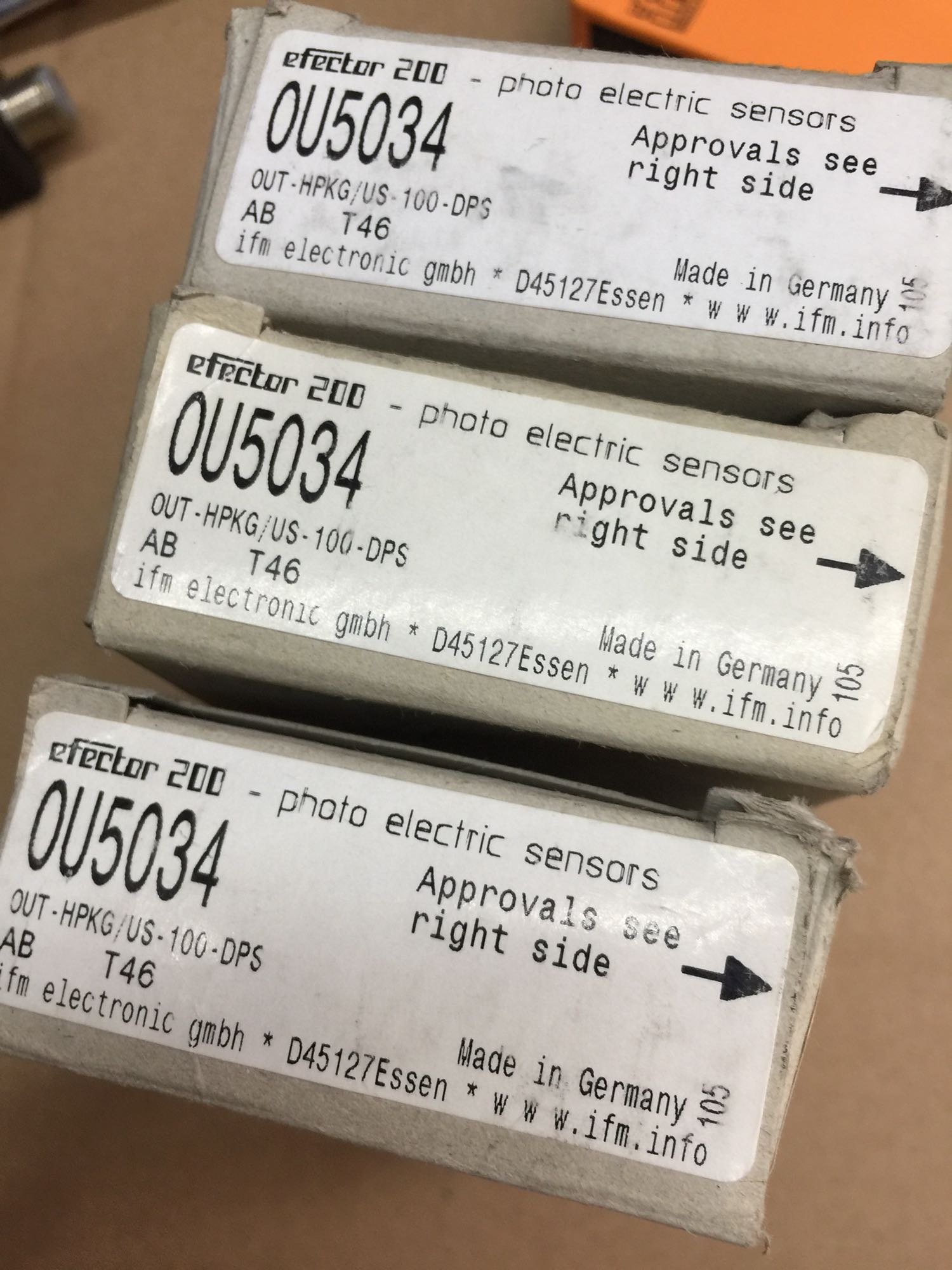 Stock, IFM, OU5034, Sensor, New