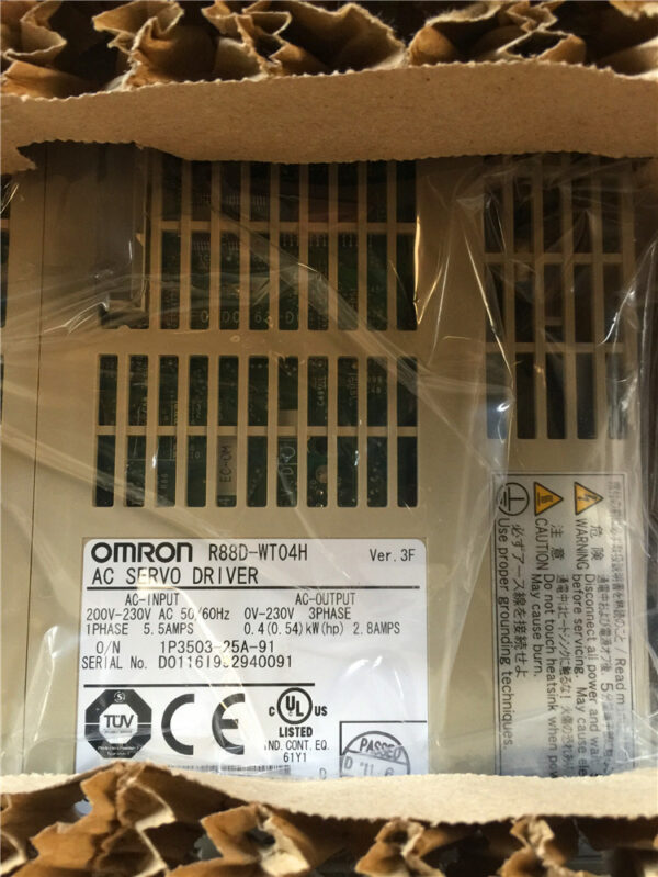 Stock, Omron, R88D-WT04H, New - 图片 2