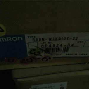 Stock, Omron, R88M-W3K010T-S2, Servo Motor, New