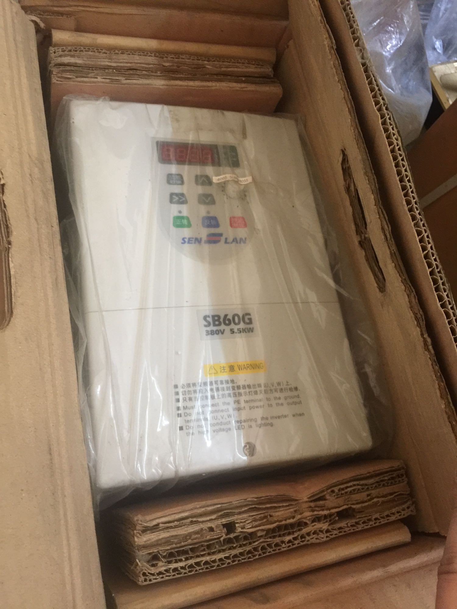 Stock, SenLan, SB60G, 380V 5.5KW, New