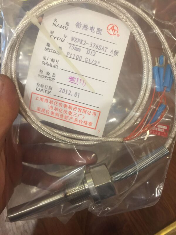 Stock, WZPK2-376SAT, 75mm D12, PT100  G1/2", New - 图片 2