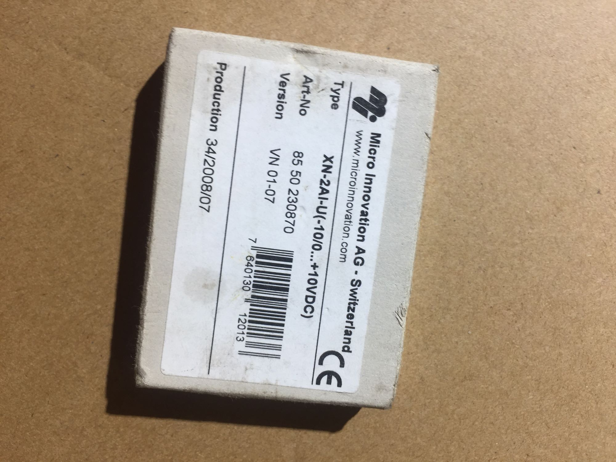 Stock, Micro Innovation, Eaton, XN-2AI-U, 8550230870, New