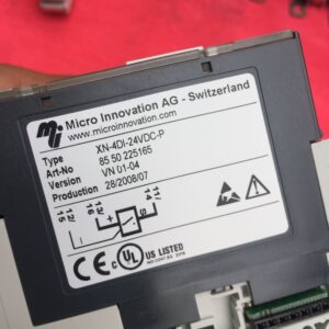 Stock, Micro Innovation, Eaton, XN-4DI-24VDC-P, 8550225165, Used