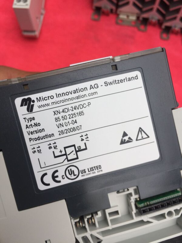 Stock, Micro Innovation, Eaton, XN-4DI-24VDC-P, 8550225165, Used