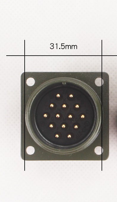 Stock, Servo Connector, MS3102A 20-27P, 14Pin, 20-27P, Male Plug, New - 图片 2