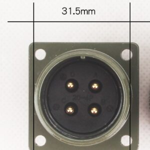 Stock, Servo Connector, MS3102A 20-4P,  4Pin, 20-4P, Male Plug, New