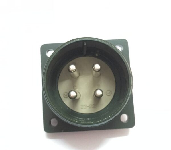 Stock, Servo Connector, MS3102A 22-22P,  4Pin, 22-22, Male Plug, New