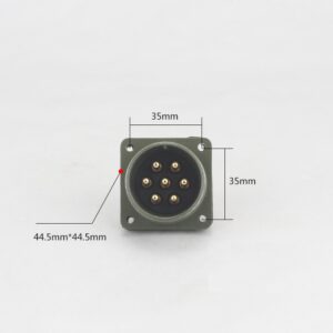 Stock, Servo Connector, MS3102A 24-10P,  7Pin, 24-10, Male Plug, New