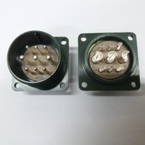 Stock, Military type power connector, MS3102A24-11P, Plug, Male, 24-11P, 9Pin, New