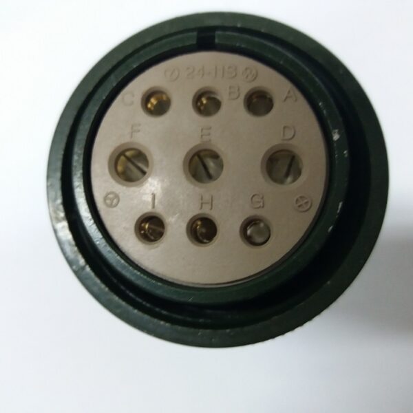 Stock, Delta Servo Connector, YDM30200547, Straight, 24-11S, Female Plug, 9Pin, New - 图片 2