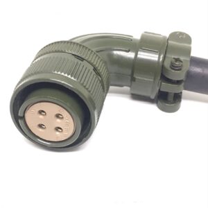 Stock, Servo Connector 4Pin, MS3108B18-10S, MR-PWCNS4, Elbow, 1:1 Equivalent, New