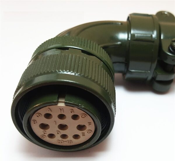 Stock, Servo Connector, VW3M5121, YDM30200347, 9Pin, 20-18S, Female, Elbow, New - 图片 2