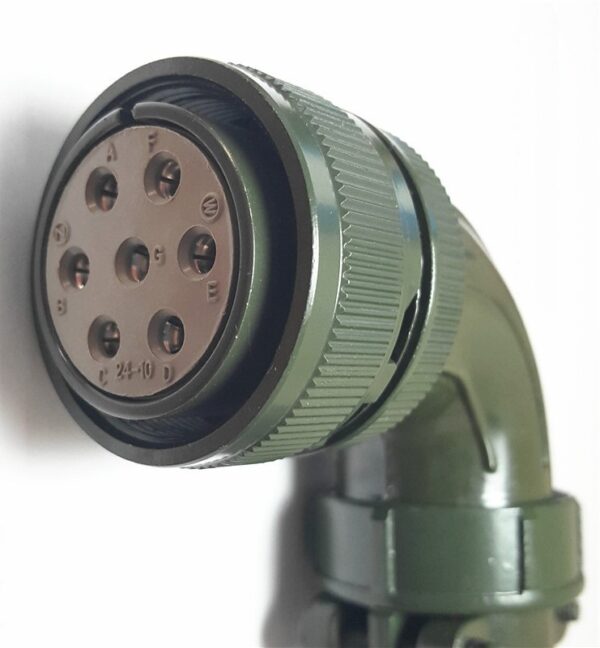 Stock, Connector, MS3108B24-10S, Elbow, 90 Degree, 7 Pin, Female, MR-PWCNS2, 24-10S - 图片 2