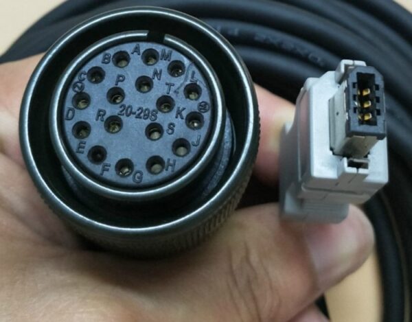 Stock, Servo encoder cable for Yaskawa SGDM-20ADA and SGMGH-10ACA61, 10 meters, New