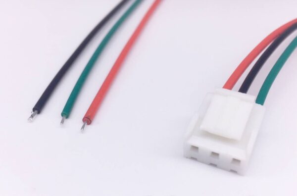 Stock, Power cable for Delta DVP14SS11R2, VH-3P 3.96mm, 24V, 1meter, New - 图片 2