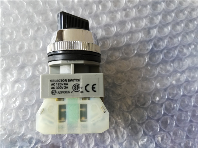 Stock, Auspicious ASS-302, Selector Switch, AC125V, 6A, 30mm