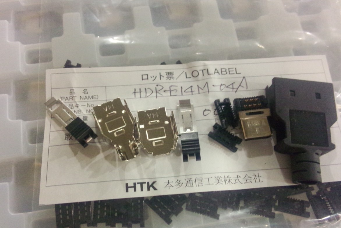 Stock, Yaskawa CN3 Servo Connector, HDR-E14LPA5 + HDR-E14MAG1, 14Pin, Honda, New - 图片 2