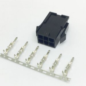 Stock, Servo Connector, VW3M5112, ASDBCAPW0100, 6Pin + Male Terminal, Female Connector